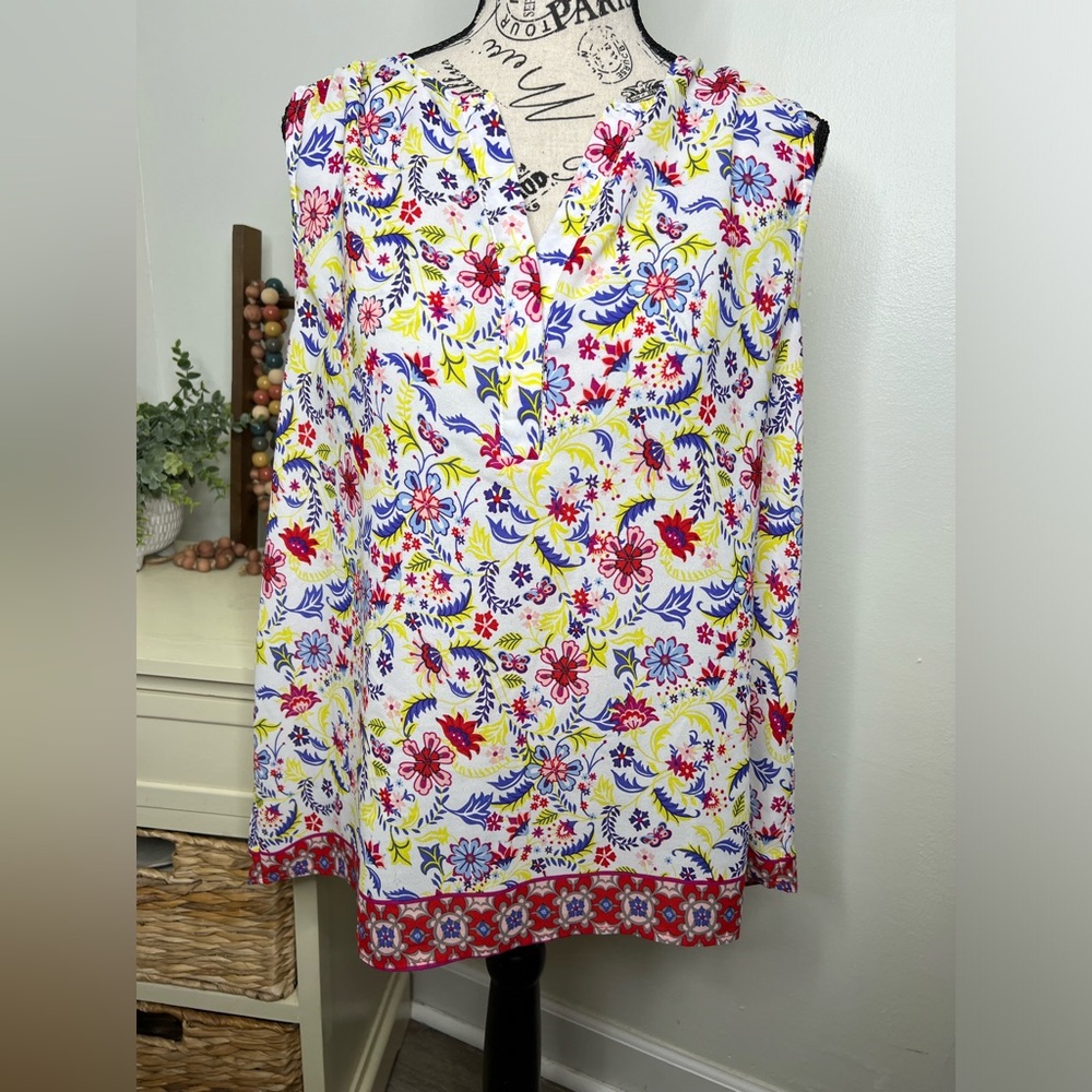 Zac & Rachel Floral Sleeveless Top
